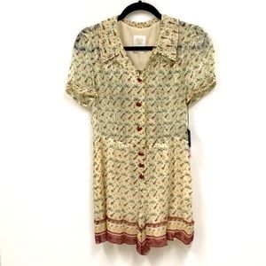 Brand new Anna Sui Ducks in a Row Romper Sz2